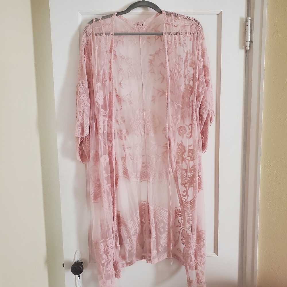 Lace duster